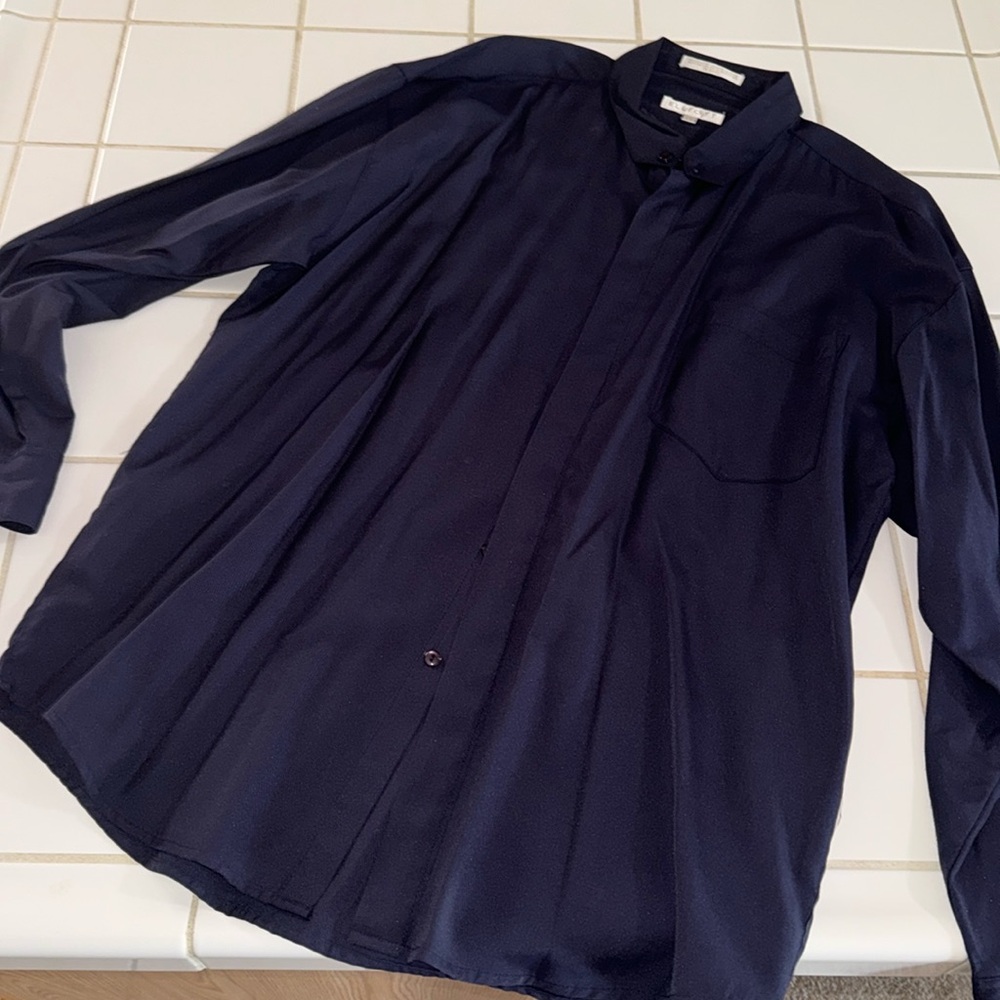 Elliot shirt blue L 16-16.5